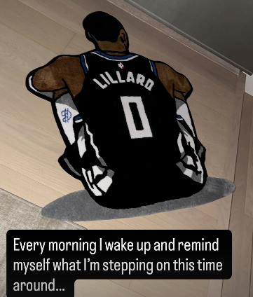 利拉德：每天清晨醒来，我总会提醒自己此刻正踏足何处